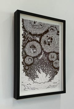 Soul Flowers 47 Floating Land - Forest Life Tree Roots Windows Black White, 2024