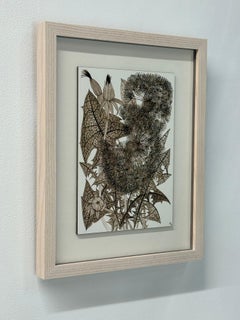 Dandelions One - Plant Leaves Buds Brown Walnut Ink, 2026