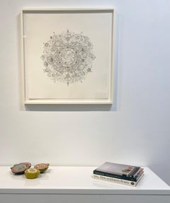 Flocons de neige 150 Be - Planètes, nature spirituelle, mandala, dessin au crayon, 2016