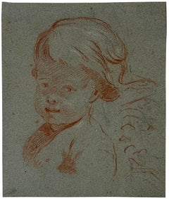 Study of a Child. Circle of François Boucher (French 1703 - 1770)