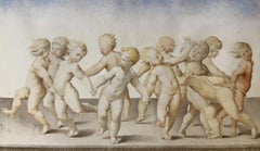 French School (18th Century) Dancing Putti.