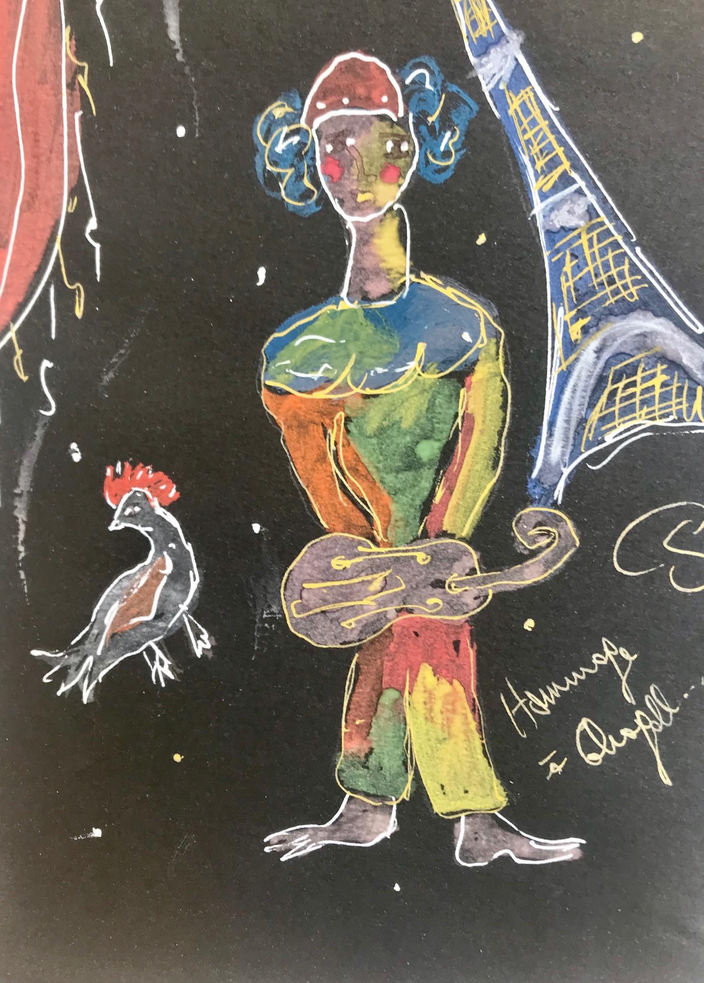 Tribute to Chagall - Art by PINKHAS