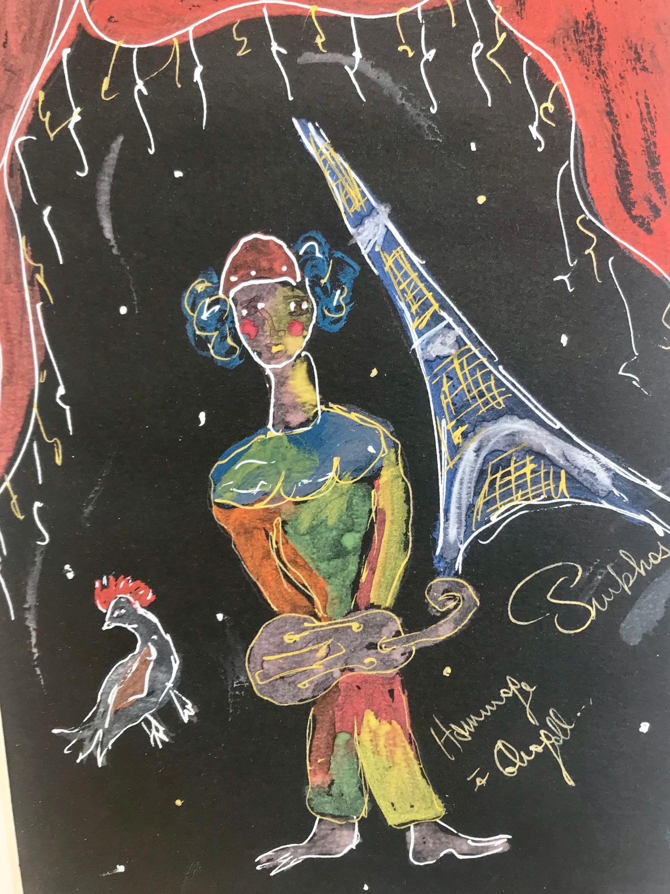 Tribute to Chagall - Symbolist Art by PINKHAS