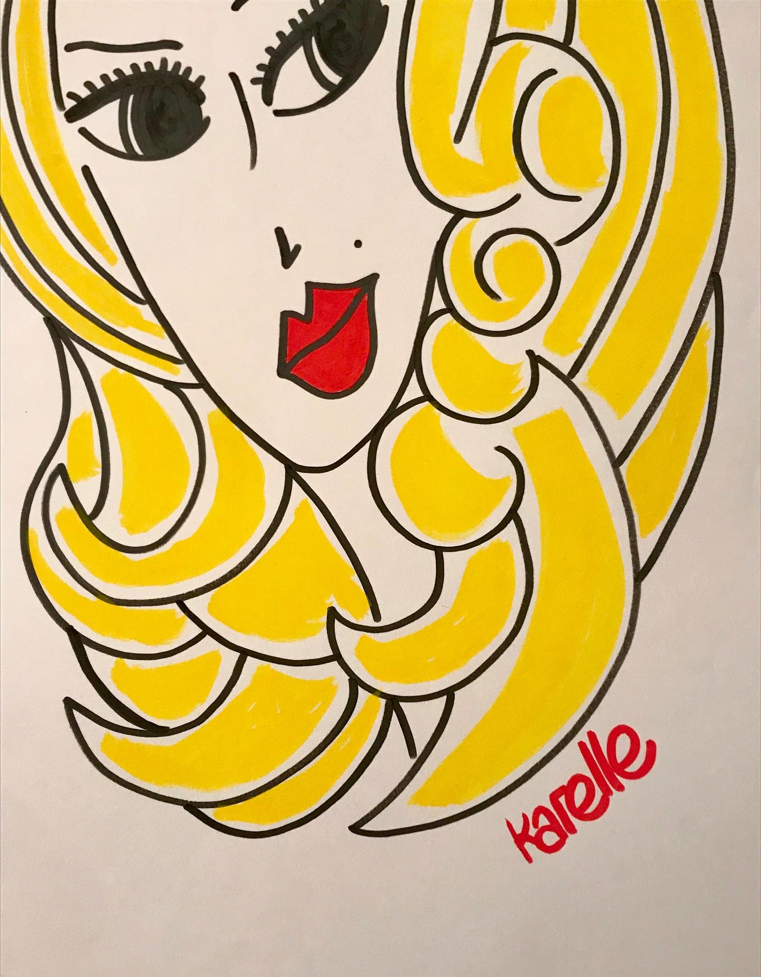 Blond hair woman - Art by KLG