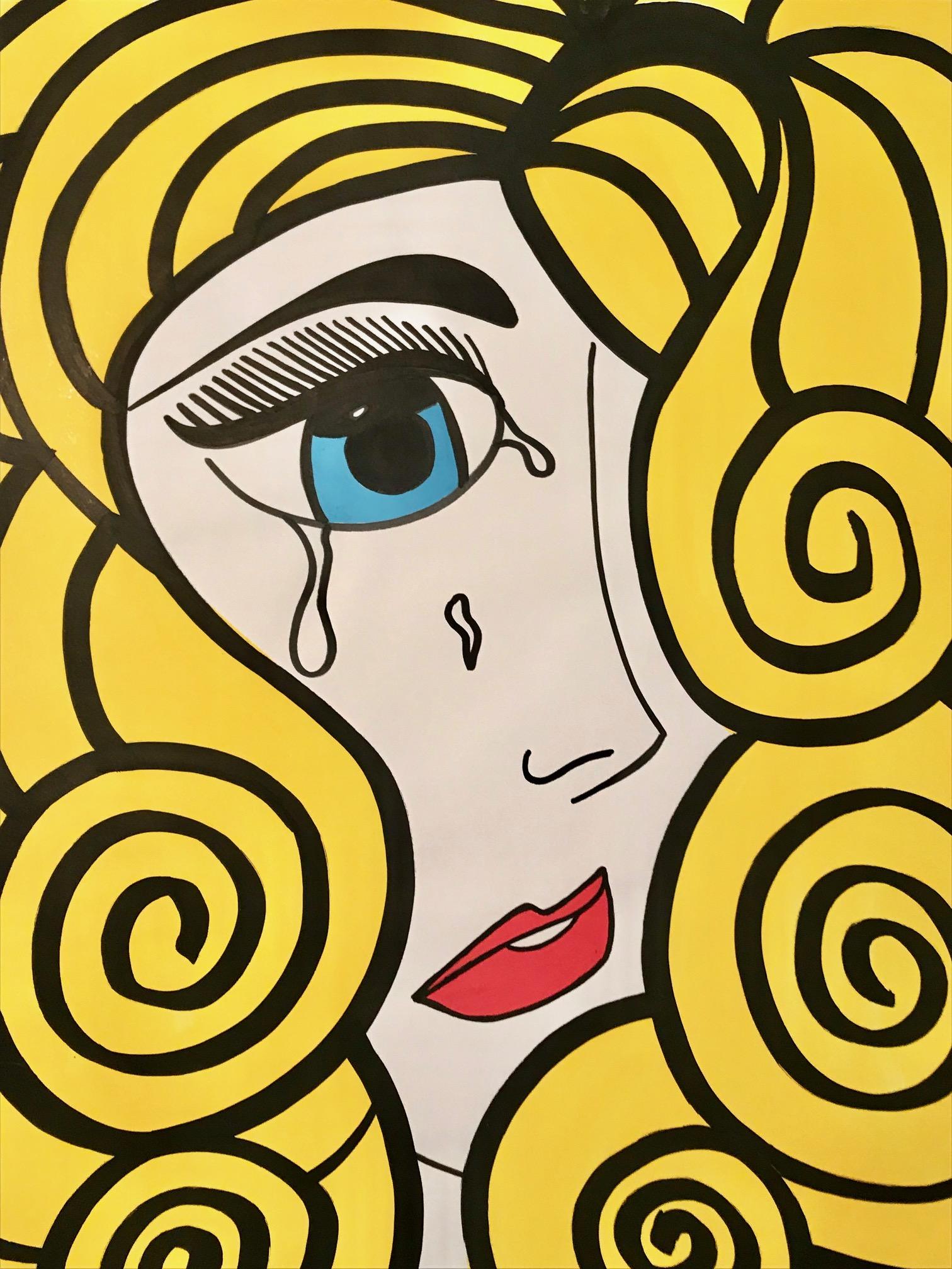 Tribute an Lichtenstein (Streetart), Art, von KLG