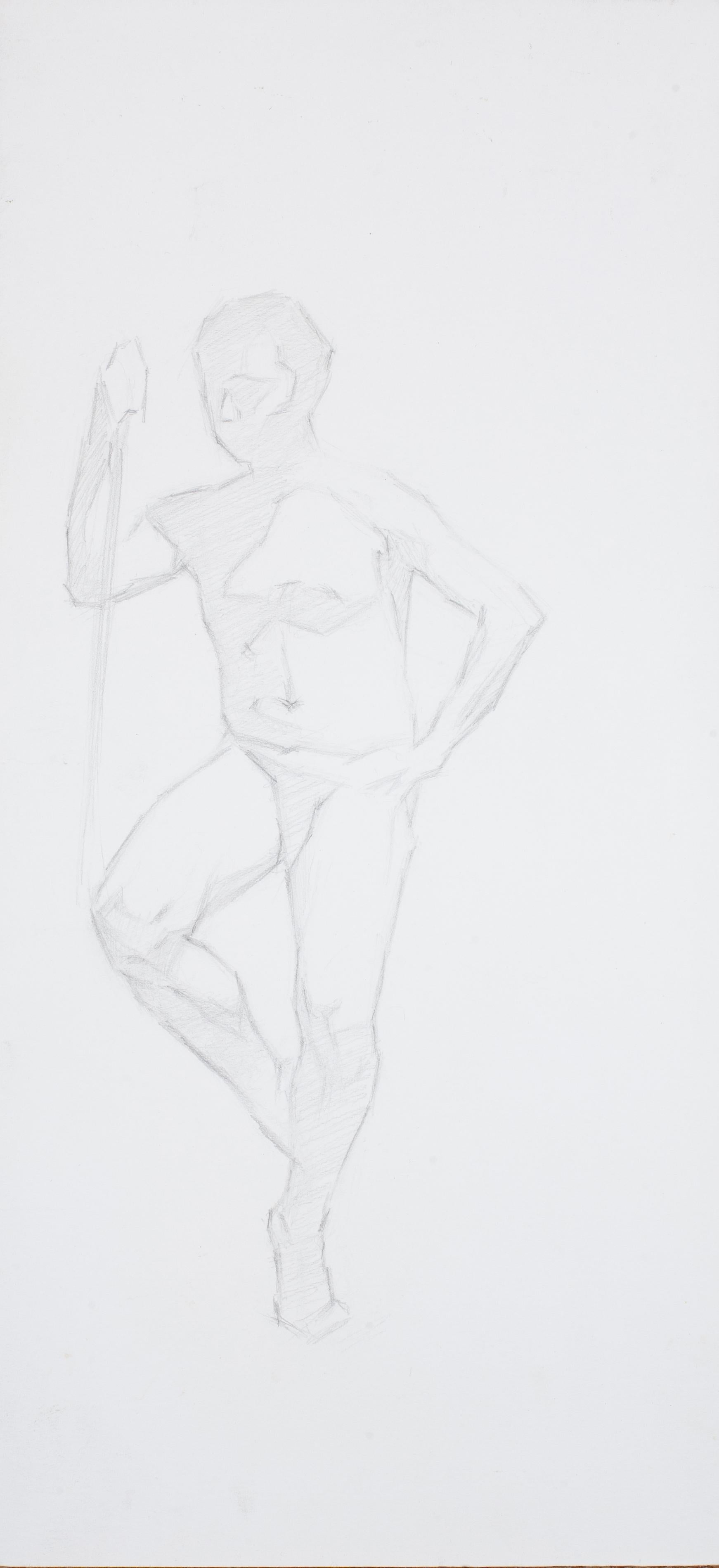 Jessica Keiser Figurative Art - Pencil Study #10