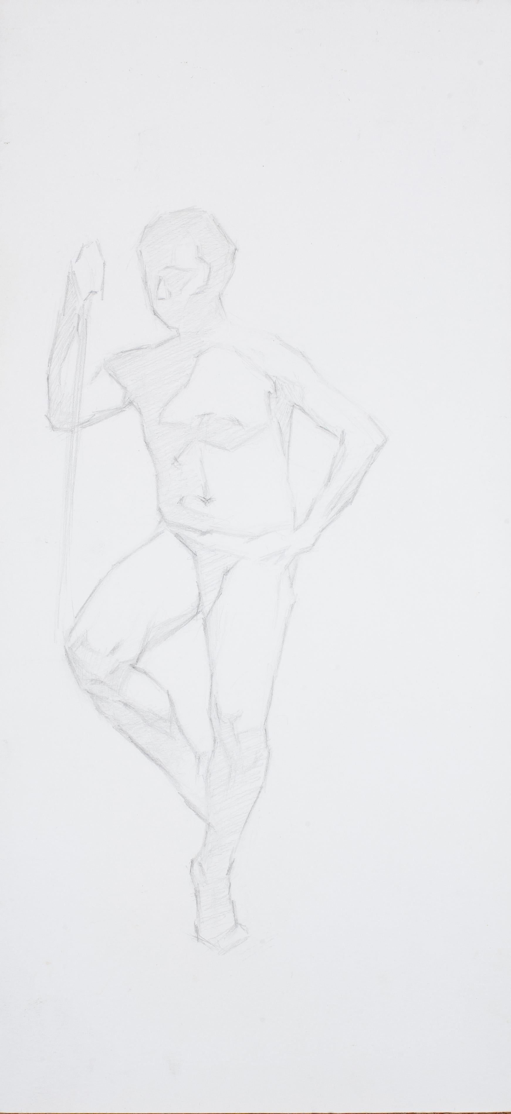 Jessica Keiser Nude - Pencil Study #12