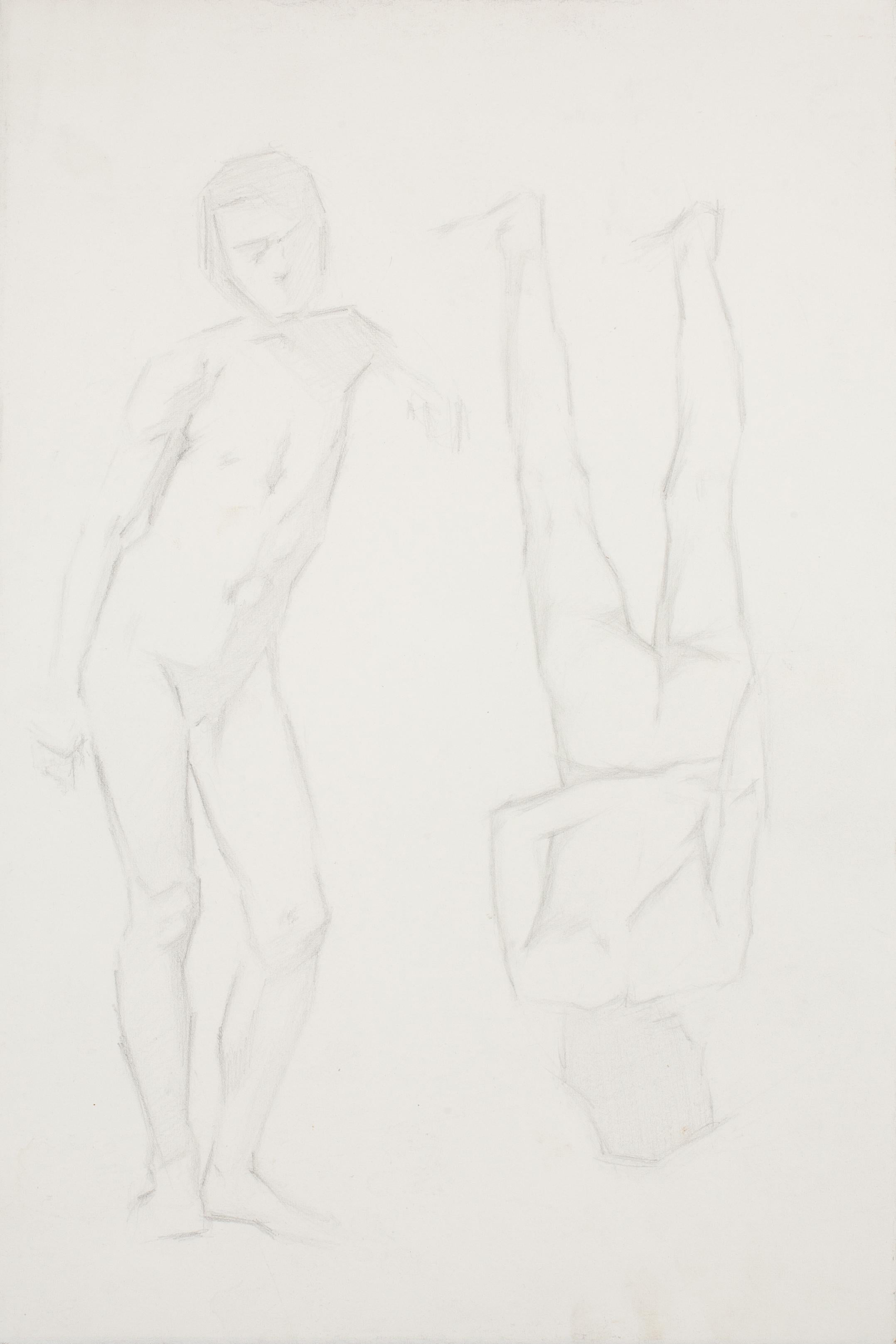 Jessica Keiser Figurative Art – Bleistiftstudie #15