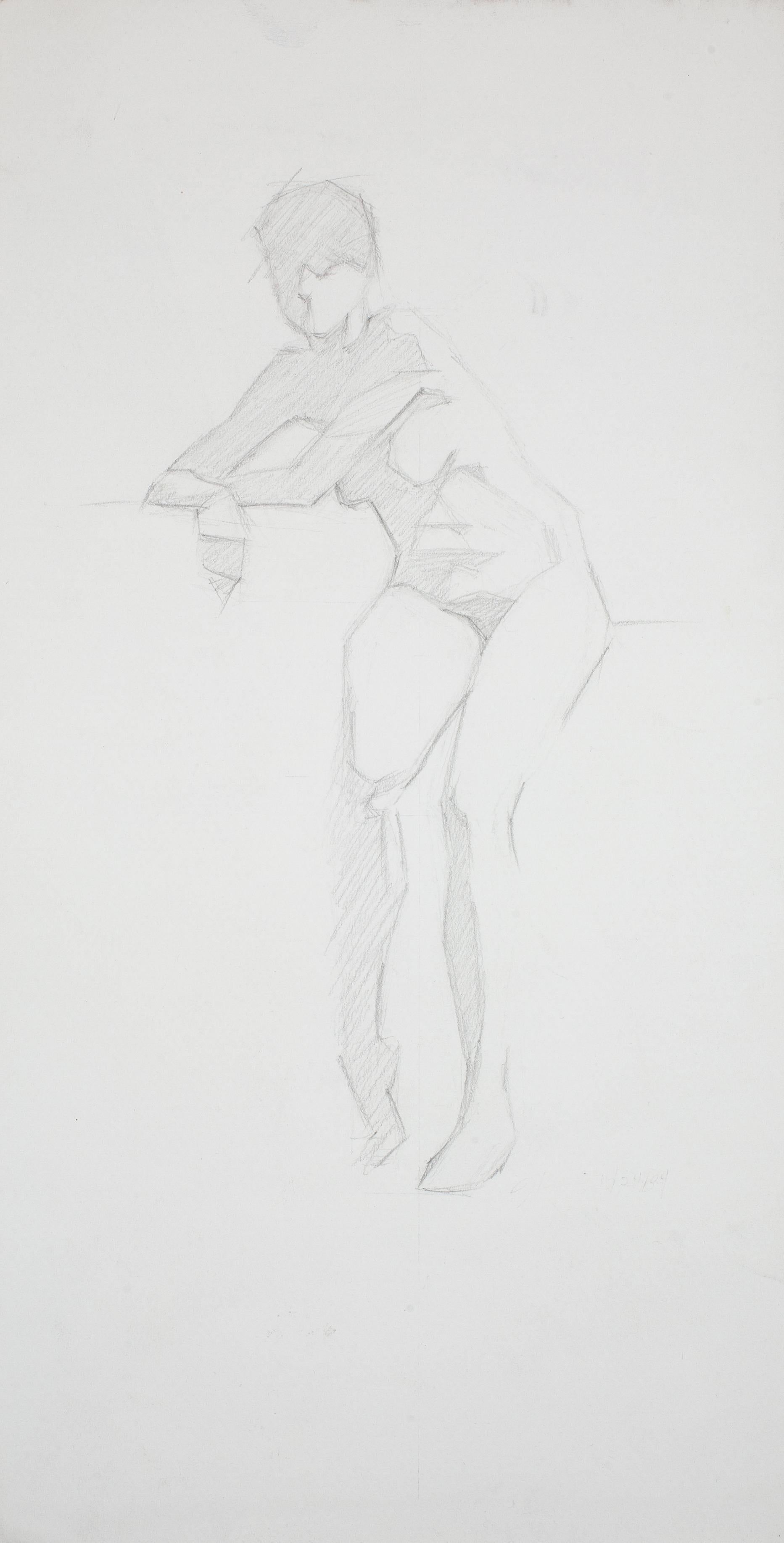 Jessica Keiser Nude - Pencil Study #17