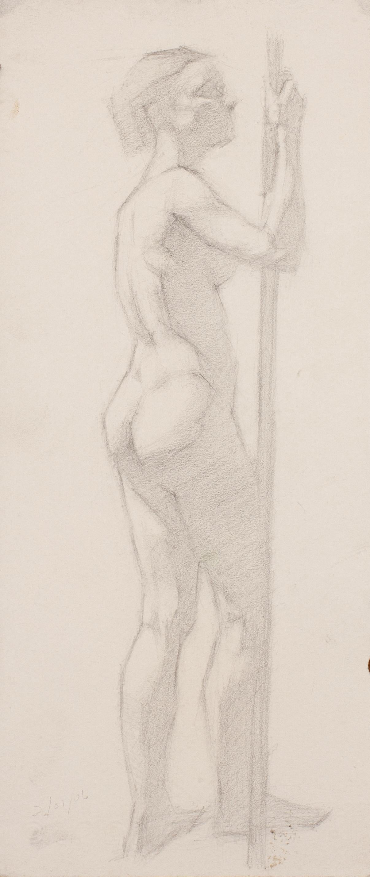 Nude Jessica Keiser - Étude au crayon #22