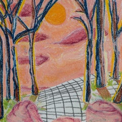 Paisaje rosa