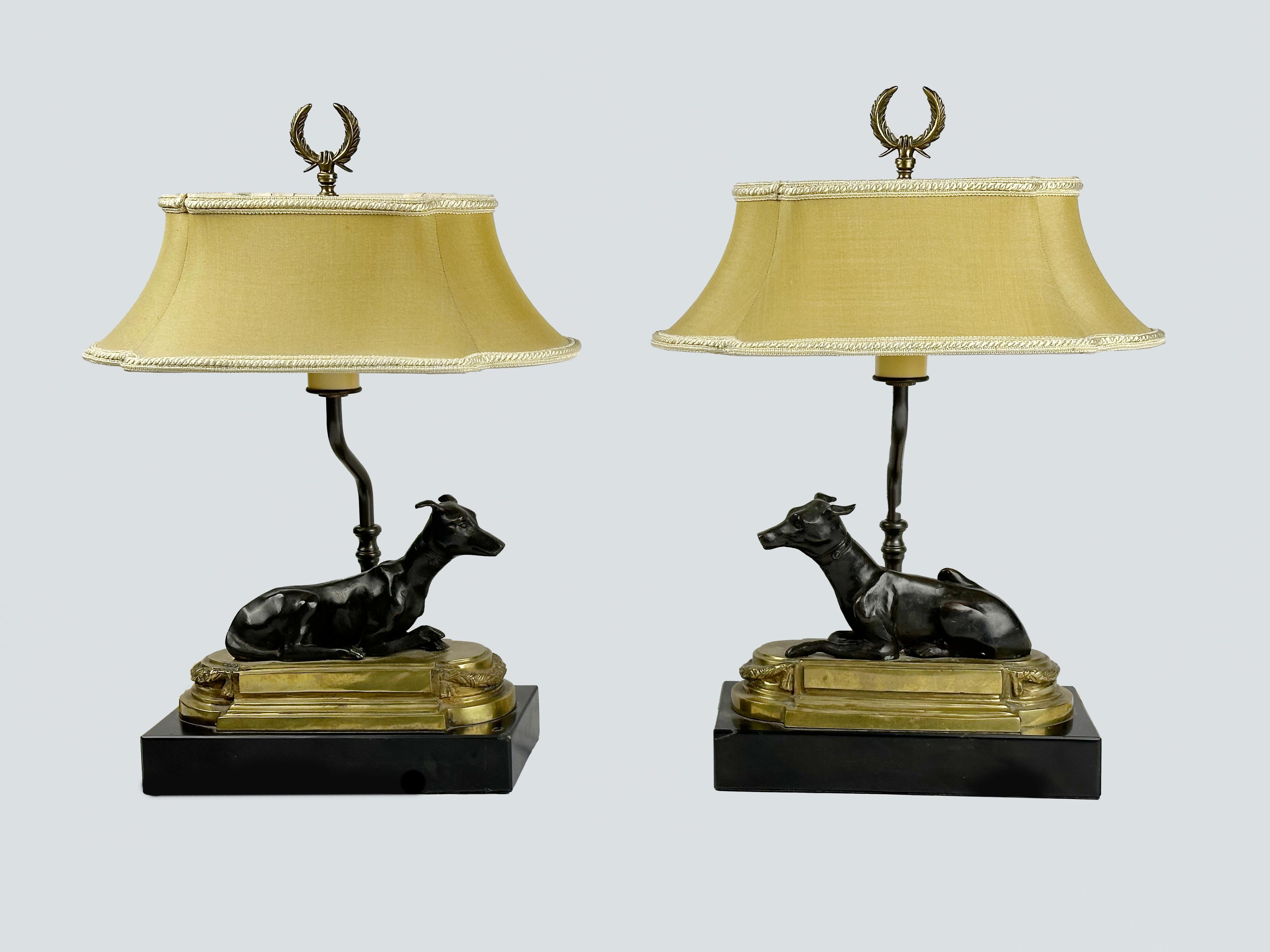 Whippet Bookcase Lamp (pair) by Chelsea House