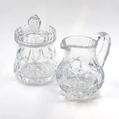 Waterford Sugar Bowl and Creamer