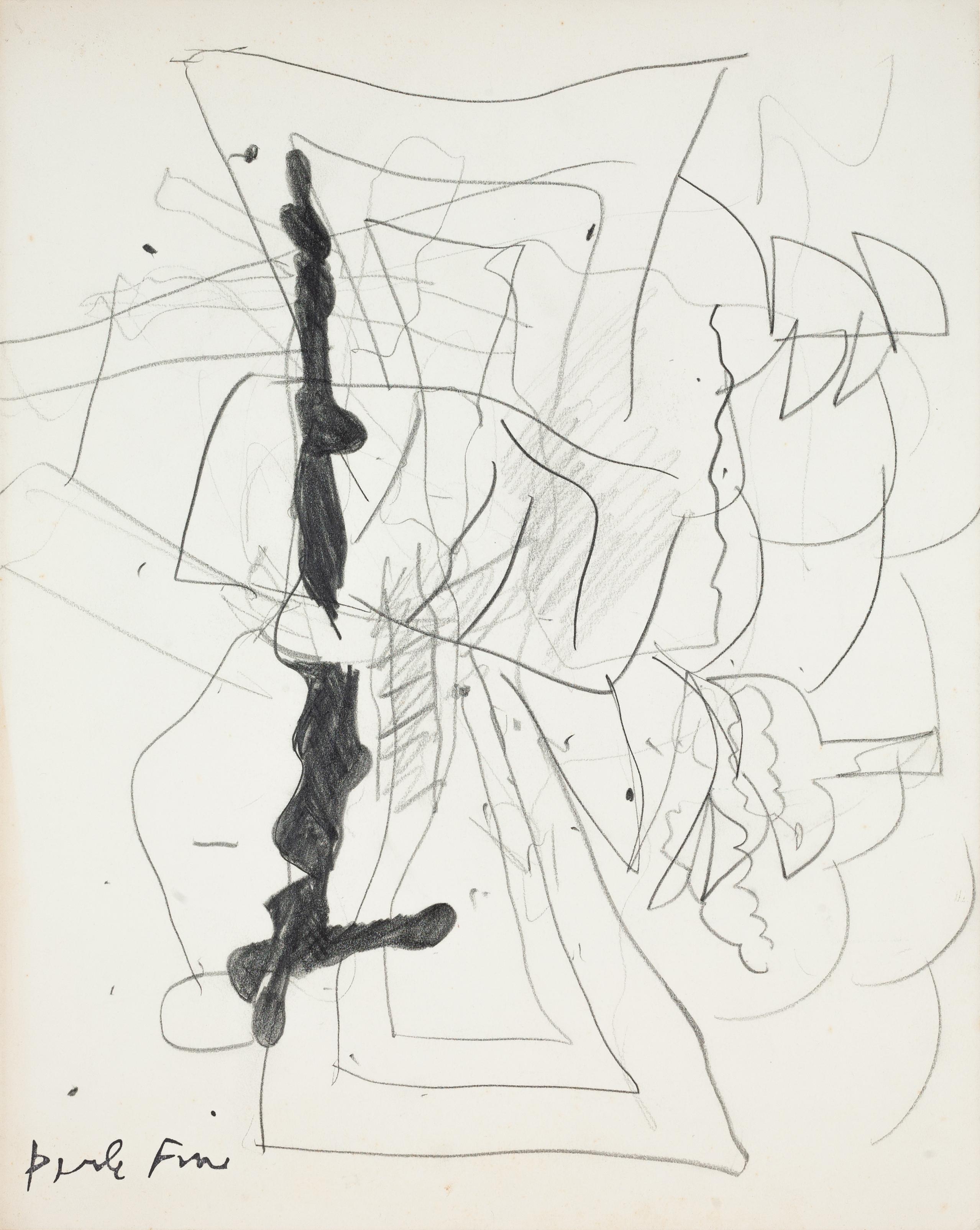 Perle Fine Abstract Drawing - Untitled