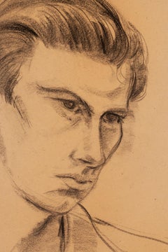 Studio di ritratto di tre quarti n. 2