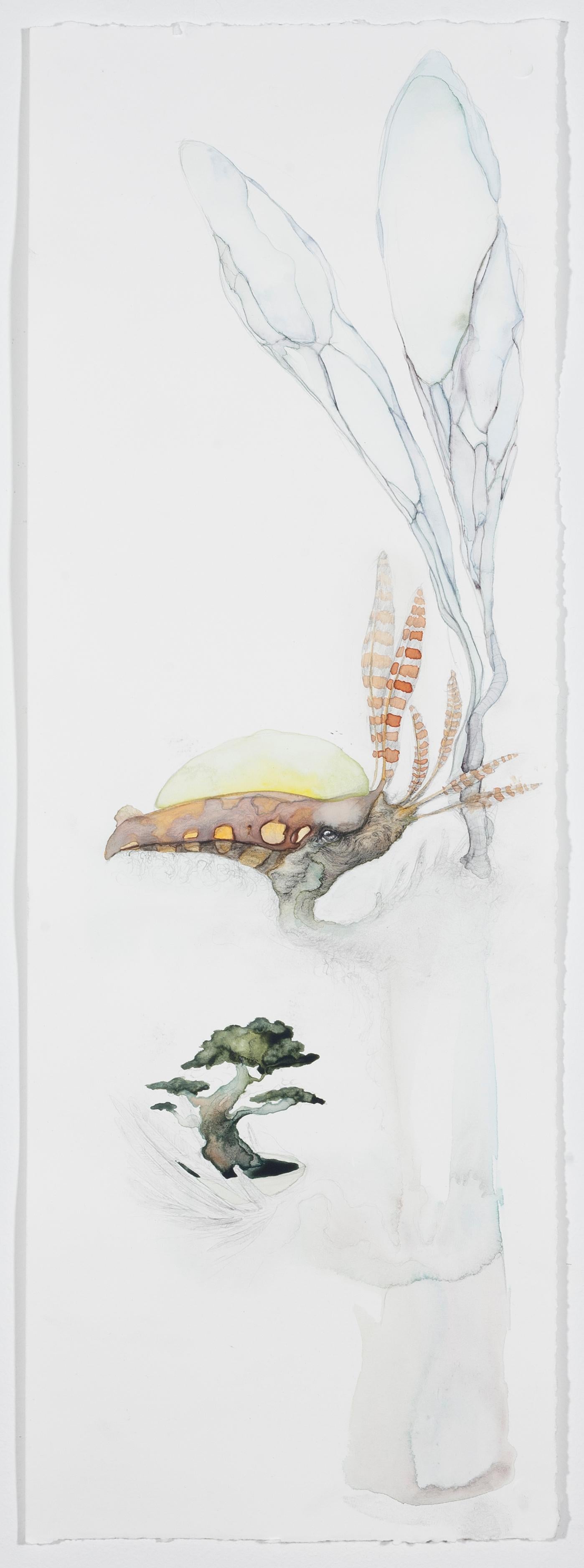 John Selburg Abstract Painting - Bird Priest