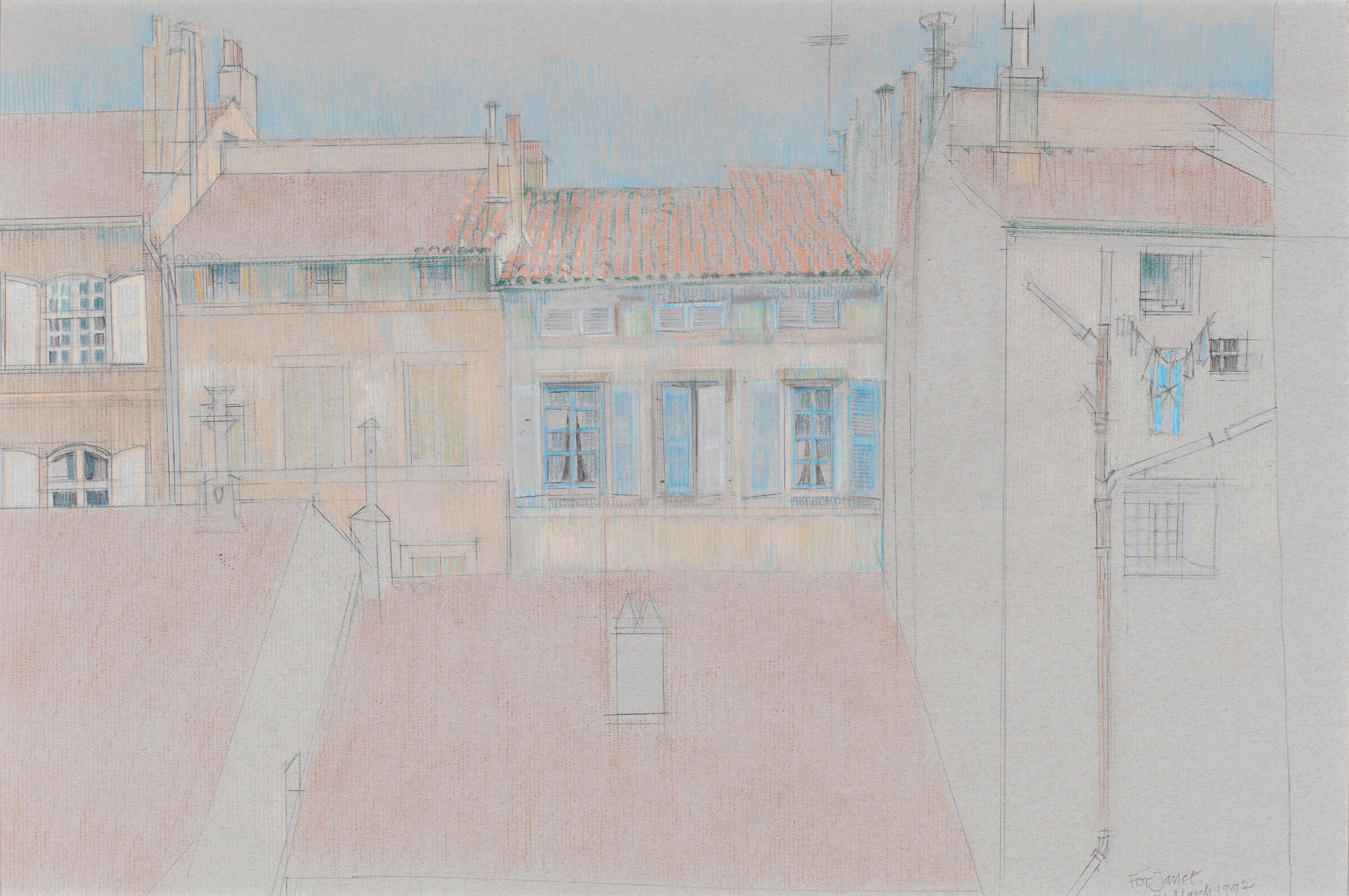 Aix-en-Provence, Rue Cardinale - Art by William A. Berry