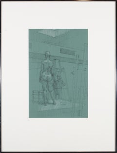 Female Standing Nude from Behind
