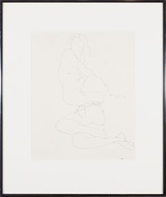 Two Female Nudes-Gesture