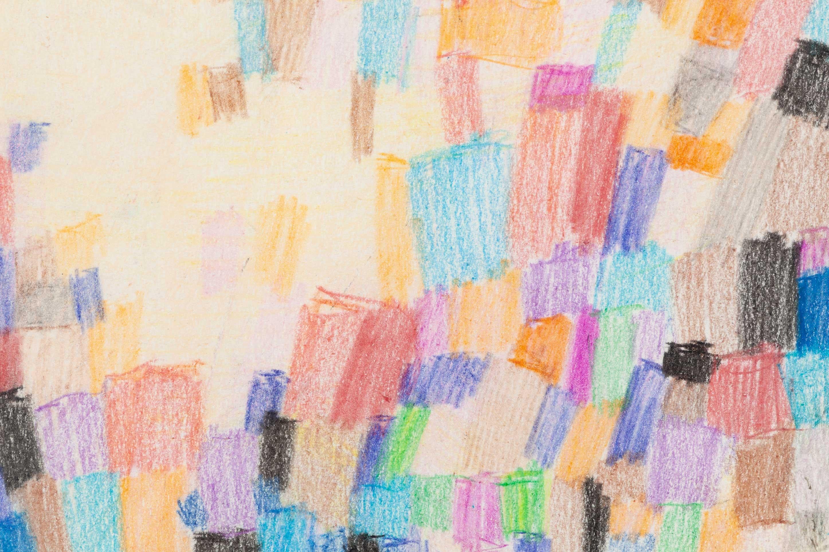 Sans titre (crayon sur papier - Modernisme américain Art par Lynn Drexler