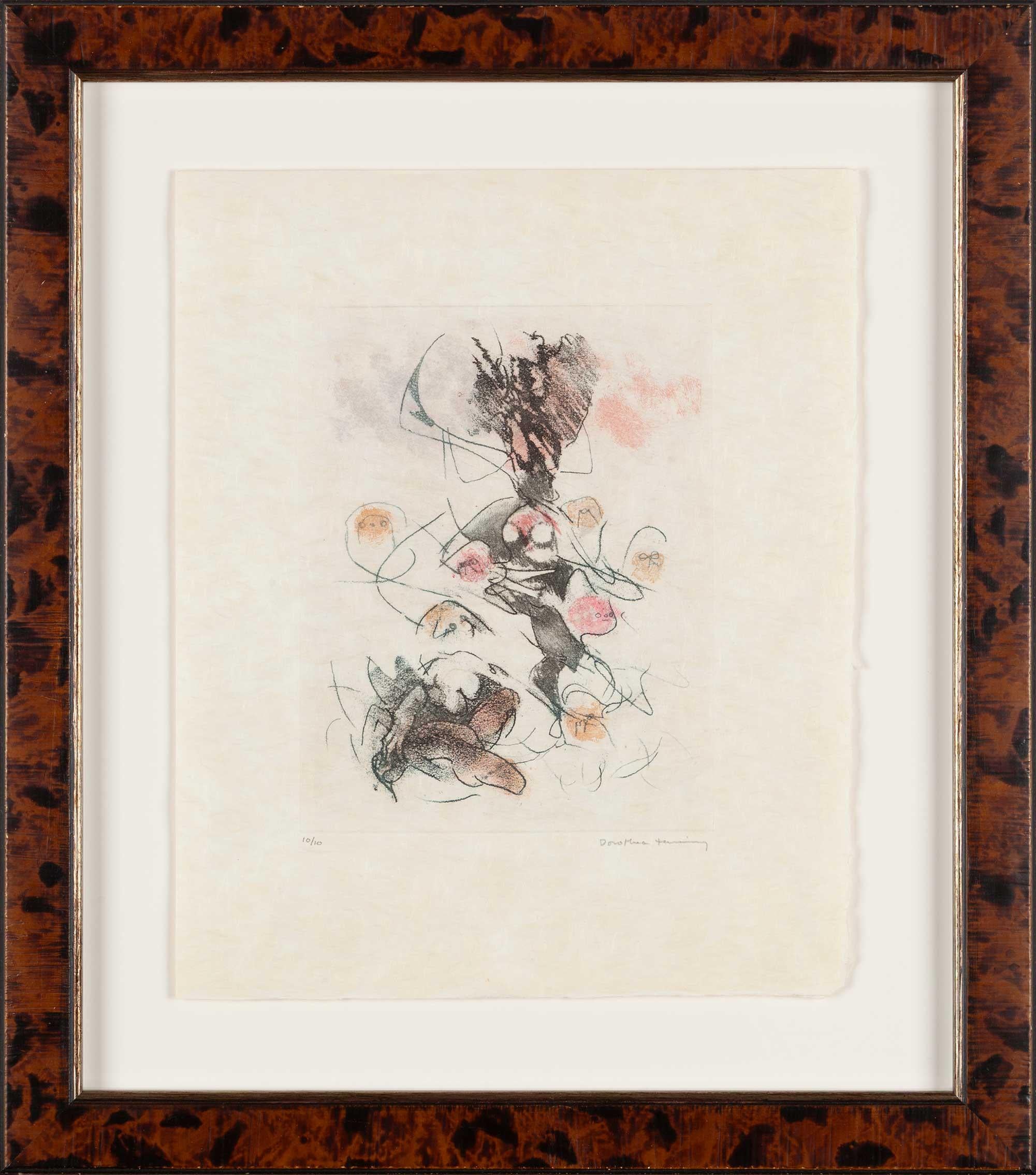 Dorothea Tanning Abstract Drawing – Personne Suite Nr. 6