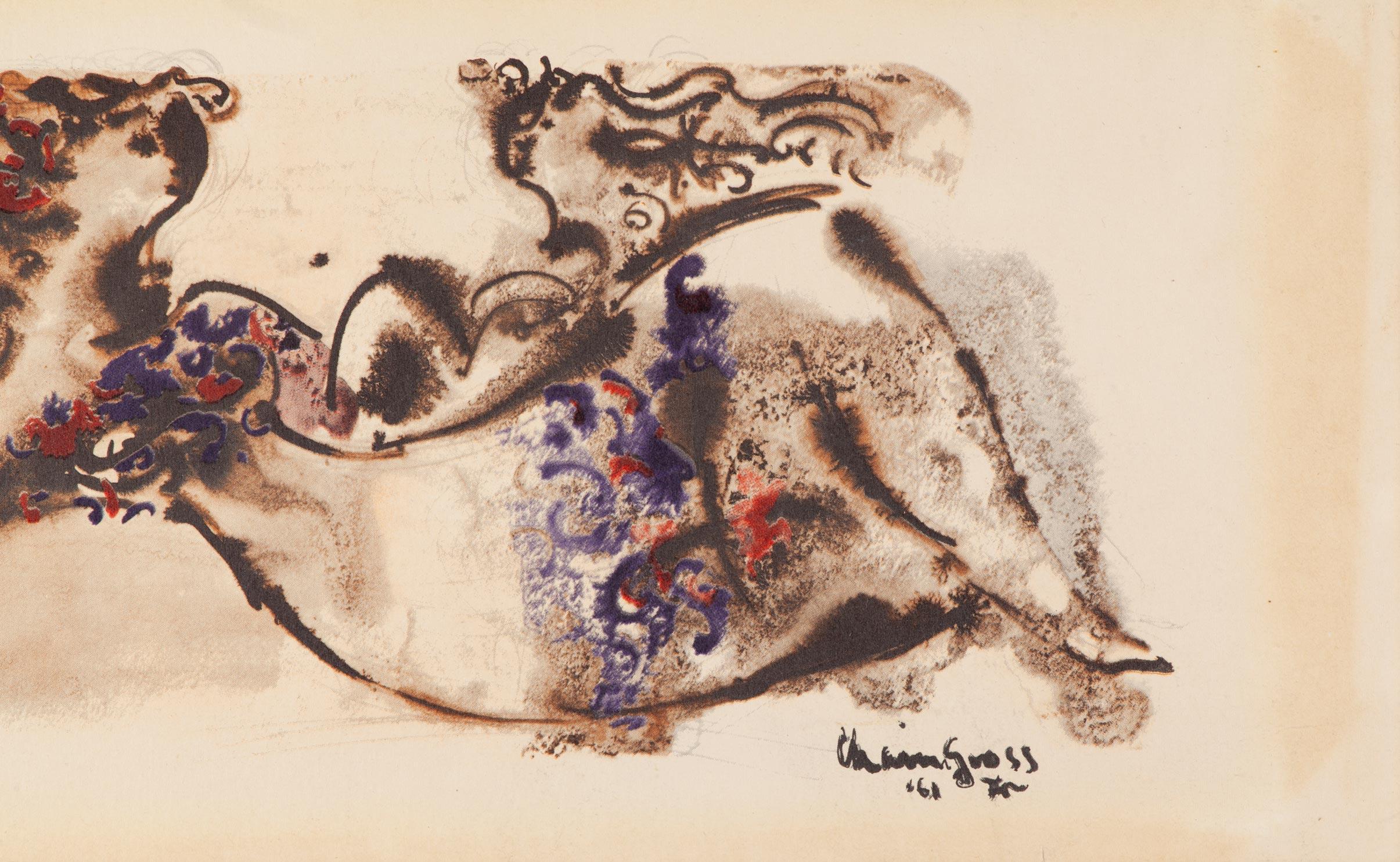 Nudo in posa - Art Moderno di Chiam Gross