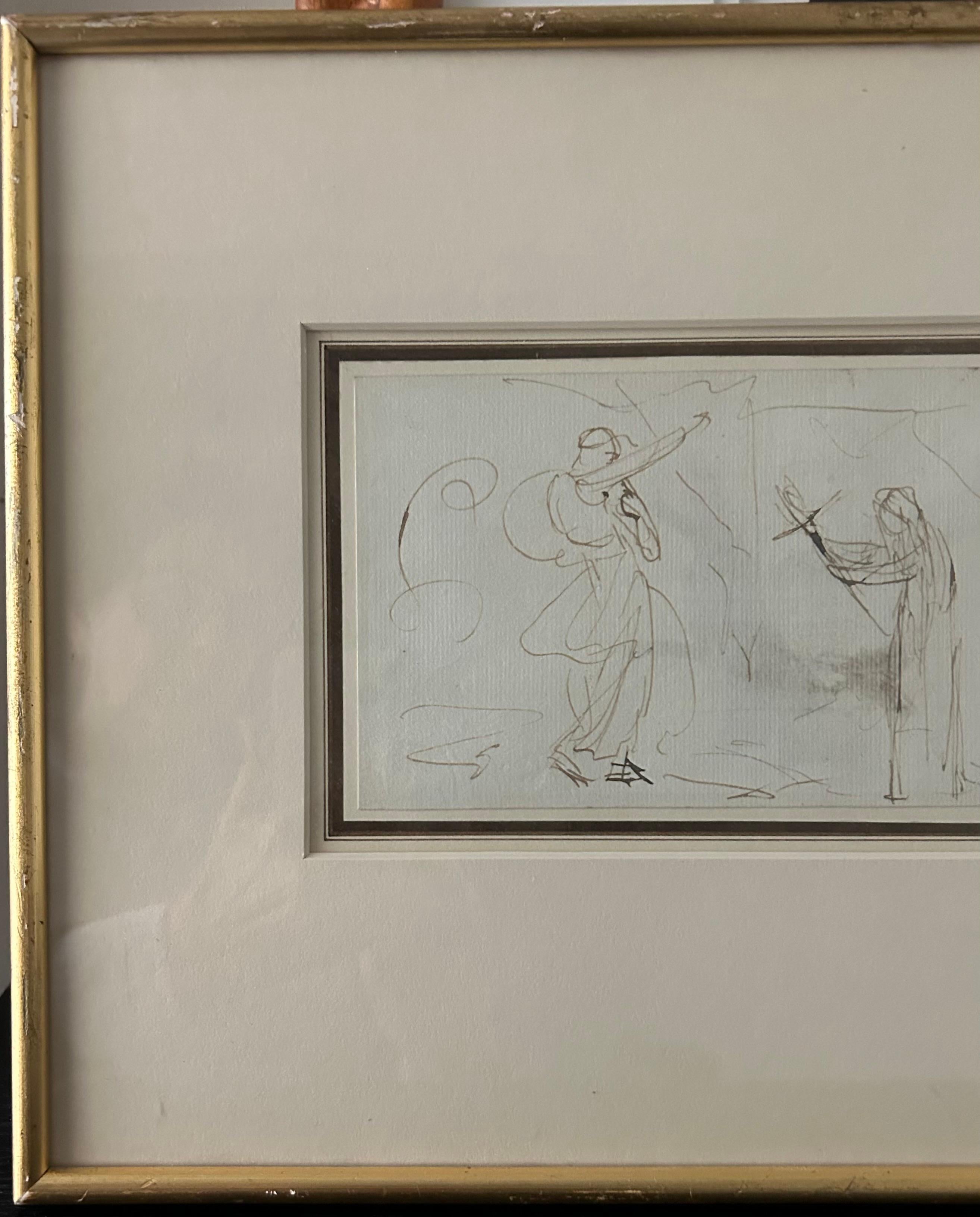 Esquisse pour The Annunciation en vente 6