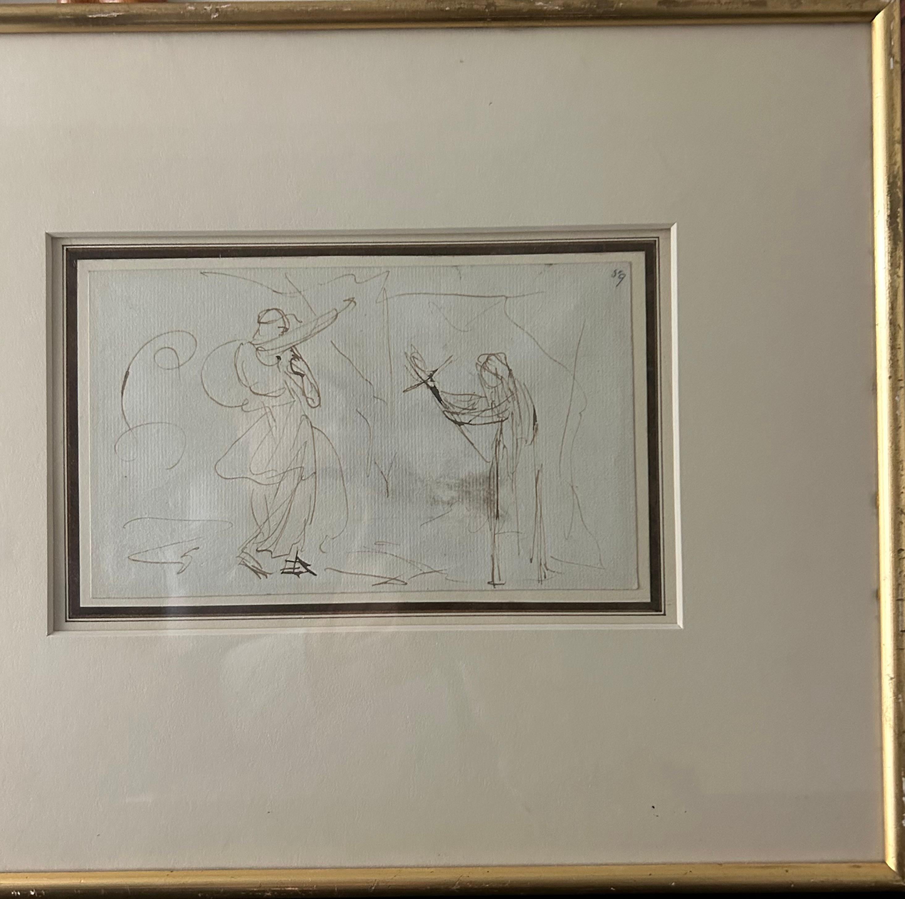 Esquisse pour The Annunciation en vente 7