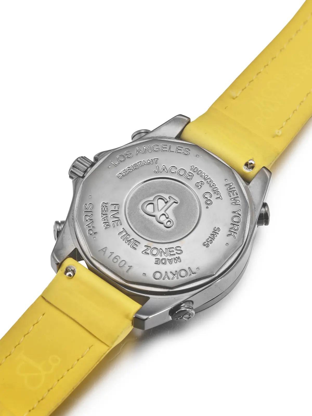 Five Time Zone World Time Quartz Unisex Watch For Sale 2
