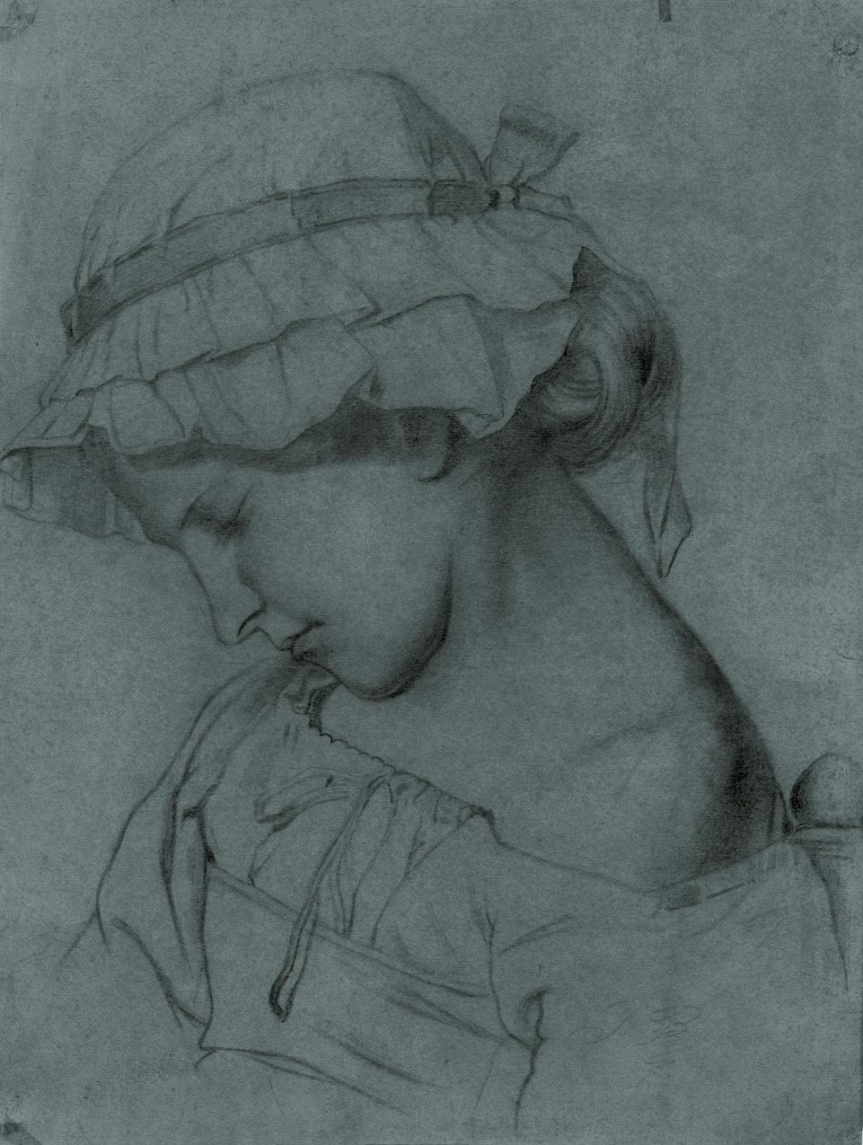 Study of a Sleeping Girl in a Cap