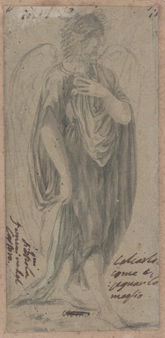 Study for a sculpture of an angel, Italian School, 17th Century