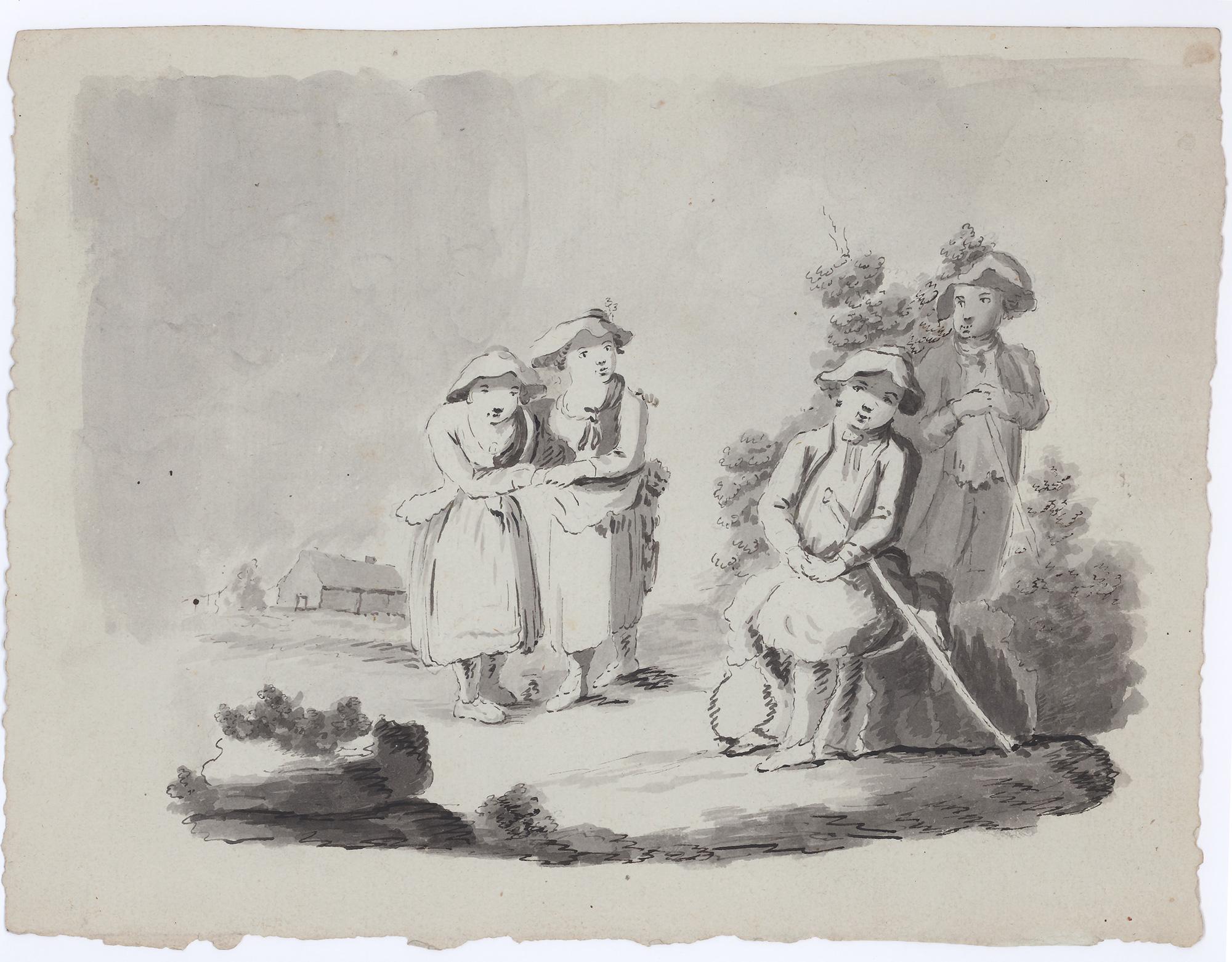 Unknown Figurative Art – Introduction, Französische Schule, 18. Jahrhundert