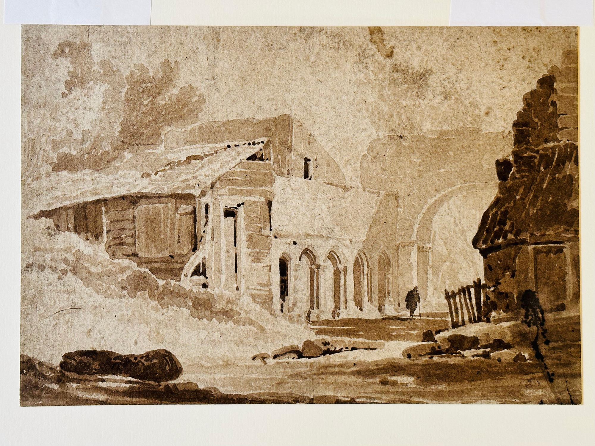 Thomas Miles Richardson Sr. Landscape Art – Gatehouse, St. Mary Abbey, York