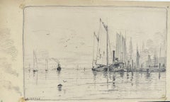 Schiffe in New Yorker Hafen