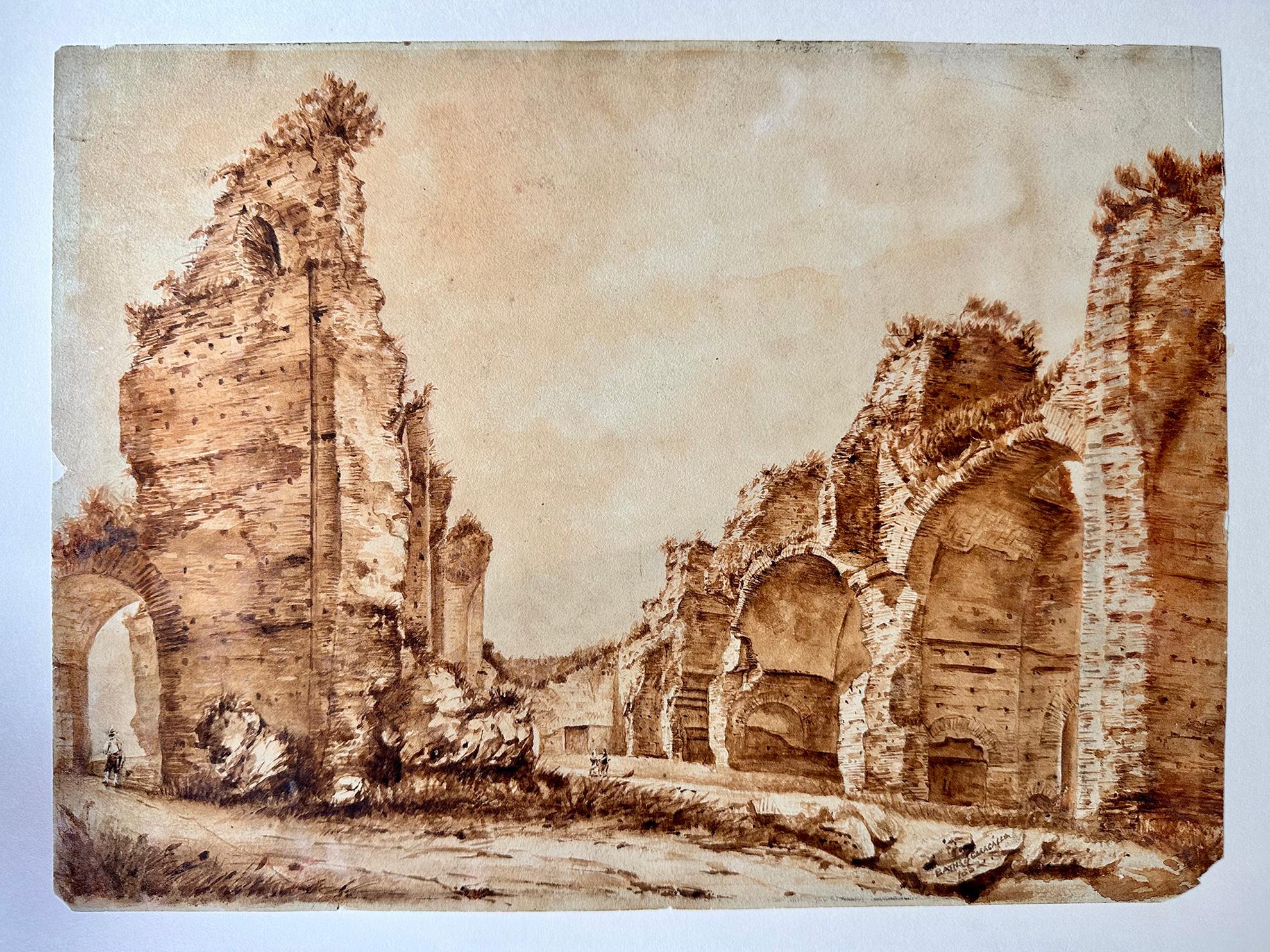 Baths of Caracalla, Rome - Art by Unknown