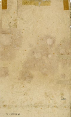 Design for a theatre fresco with fancy plasterwork - early 18th century French S