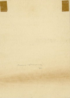 Rural couple examining a traveling carnival display – French School, 19th cent.