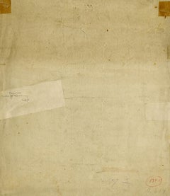 Still life with ornamental urn, grapes and flora - French School 17 Cent.