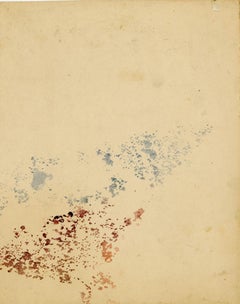 Chapel and houses along a lake, New England Landscape - American School, 19th C