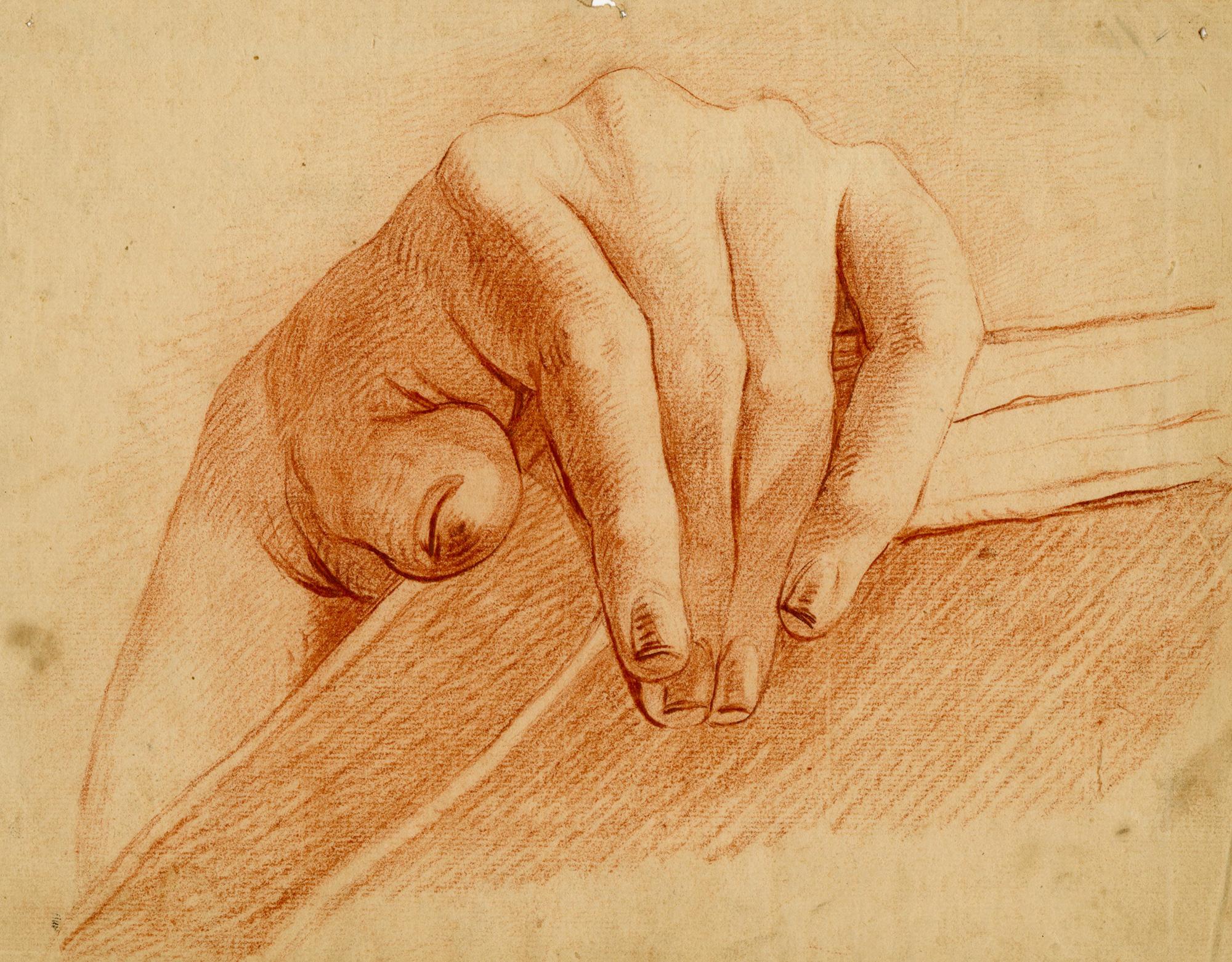 Studio di mano (study of hand)  – Florentine School 18th century