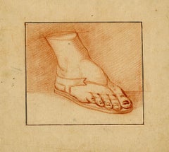 Studio di piede (study of foot)  – Florentine School 18th century