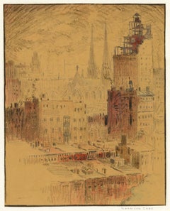 Landscape Drawings and Watercolors