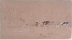 Landscape Drawings and Watercolors