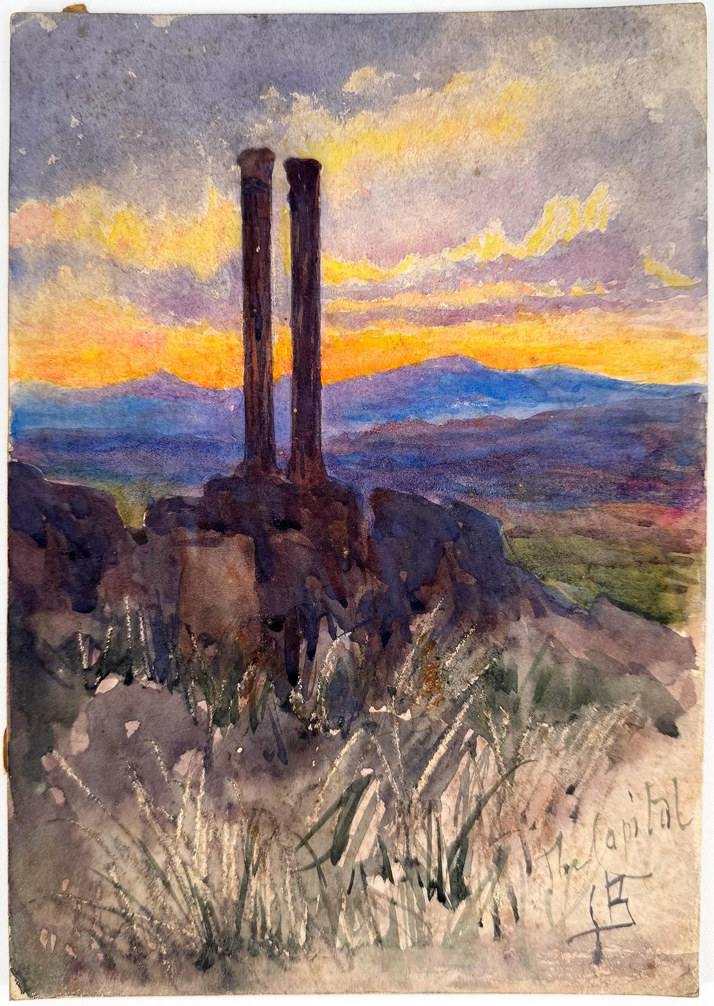 Landscape Art de Sarah Sophia Beale - El Capitolio, Timgad, Argelia