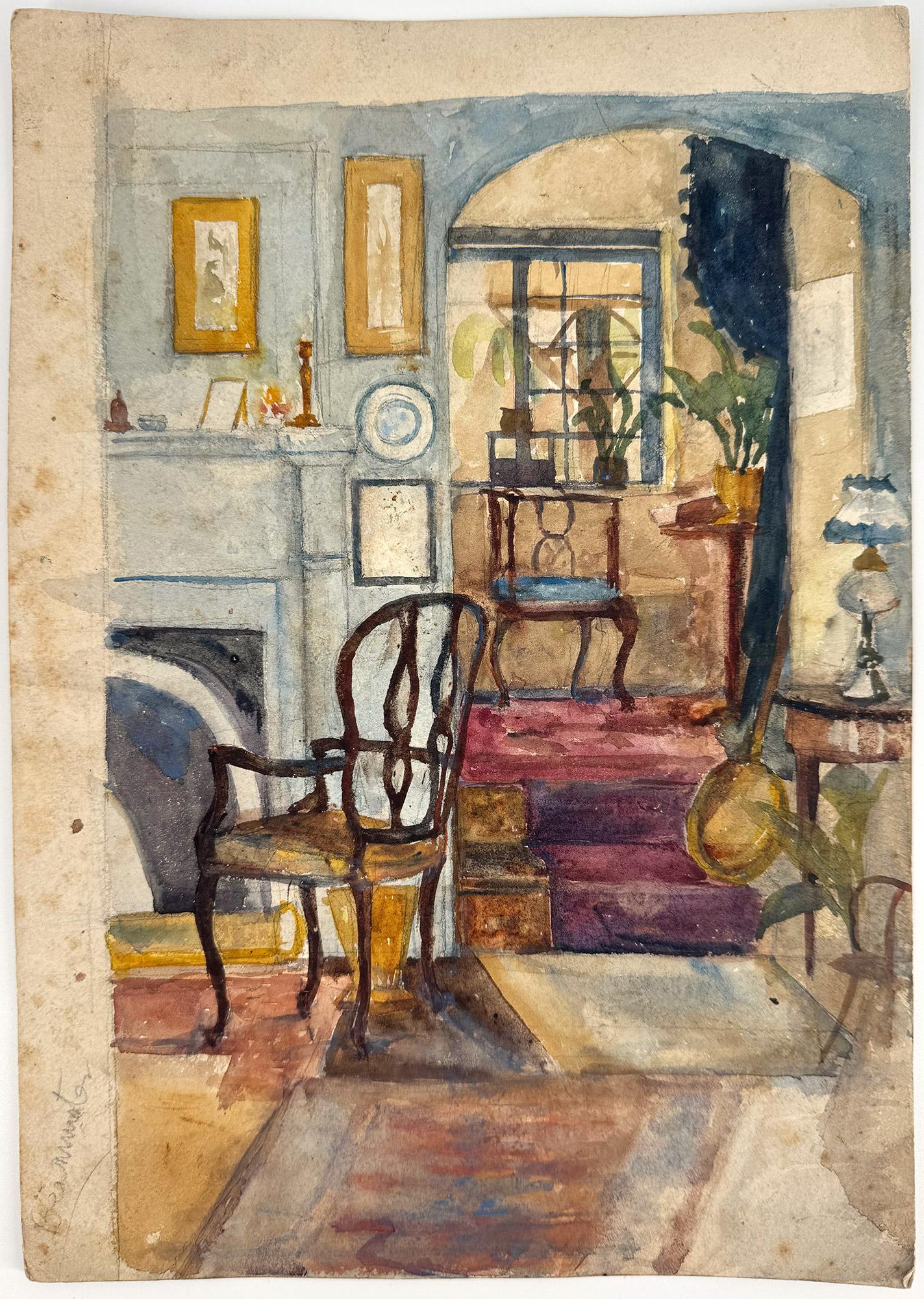 Landscape Art Sarah Sophia Beale - Nature morte intérieure, Beaumont