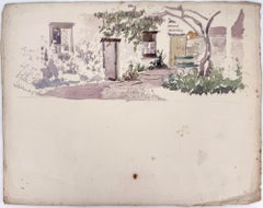 Landscape Drawings and Watercolors