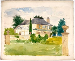 Landscape Drawings and Watercolors