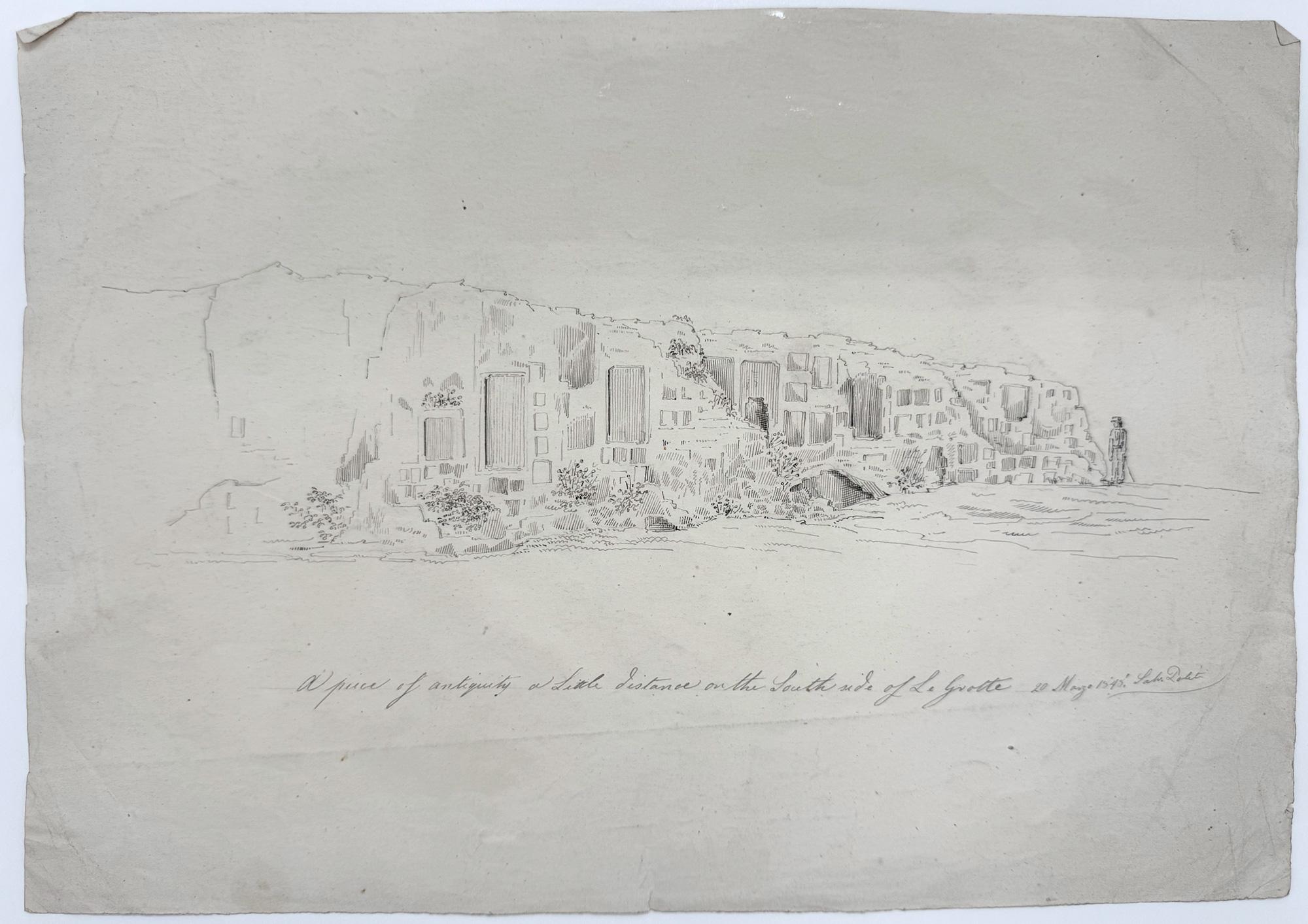 Salvatore Politi Landscape Art - Necropoli delle Grotte at Baratti