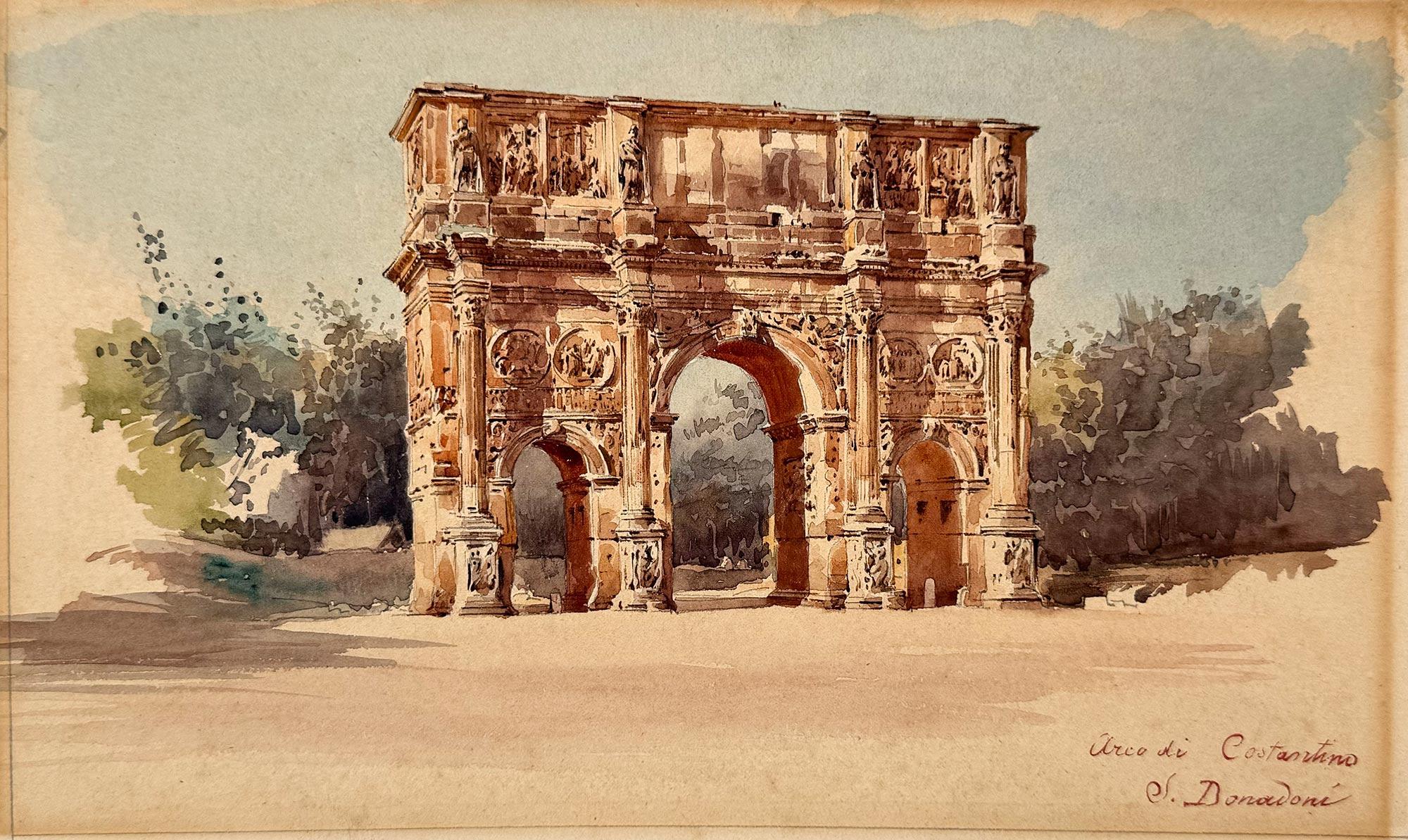 Stefano DONADONI Landscape Art - Arco di Constantino