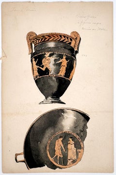 Jarrones grecos (Greek Vases) - English School, Principios del siglo XX